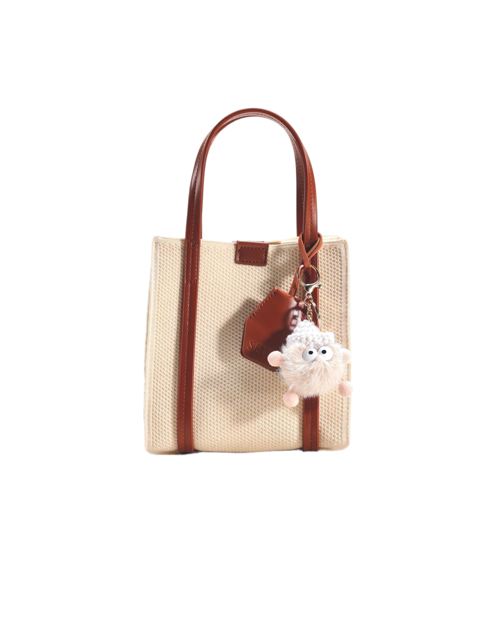 SEUSE woven leather mini handbag