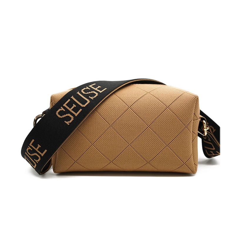 SEUSE Shoulder Bag Casual Leisure Bag High-end Woven Sports Sling Bag Fashionable