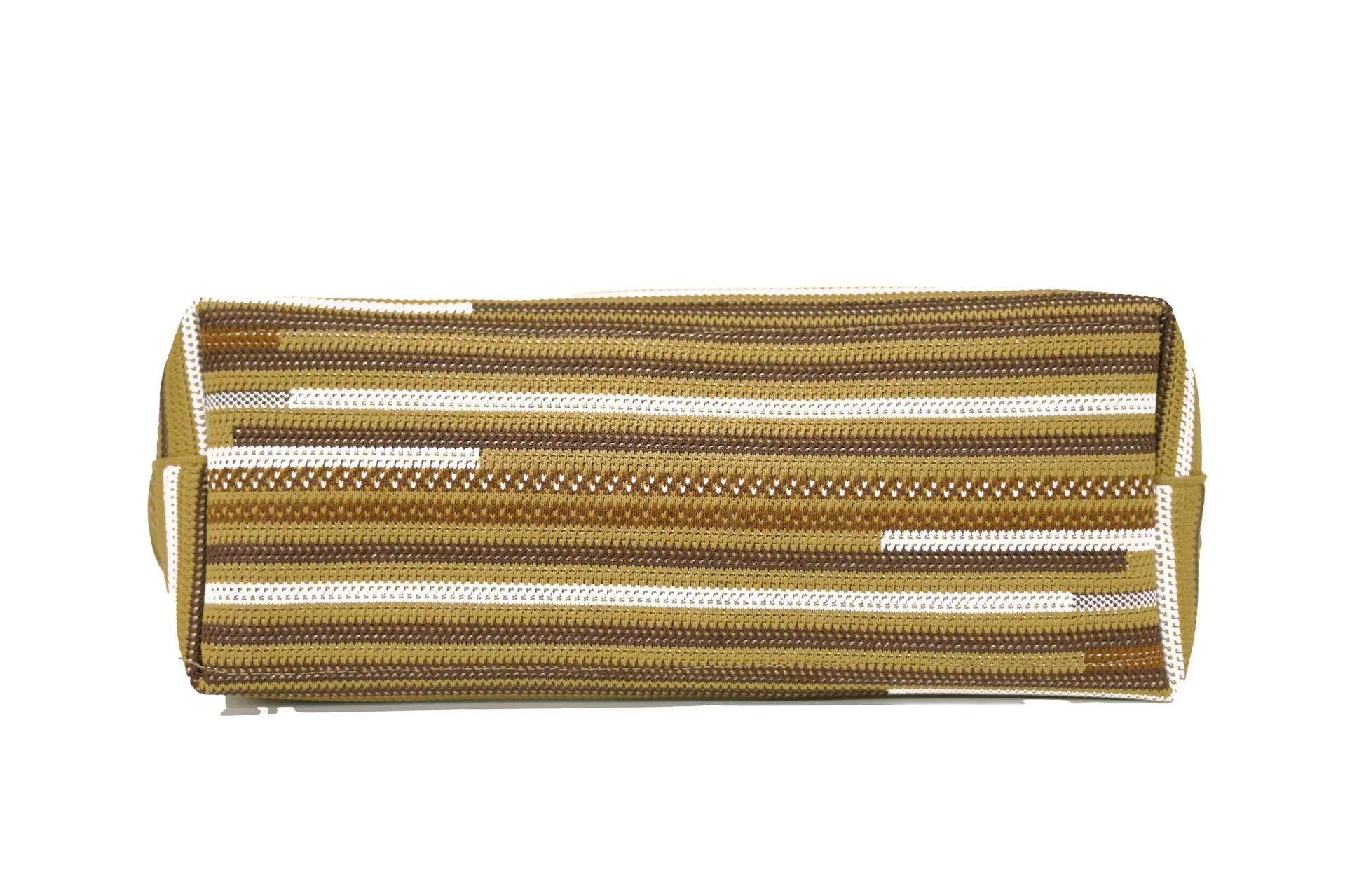 SEUSE | Light and Pleasant Stripe Series | Spring/Summer Casual Striped Tote Bag with a Fun, Large Capacity, Comfortable, and Versatile Design