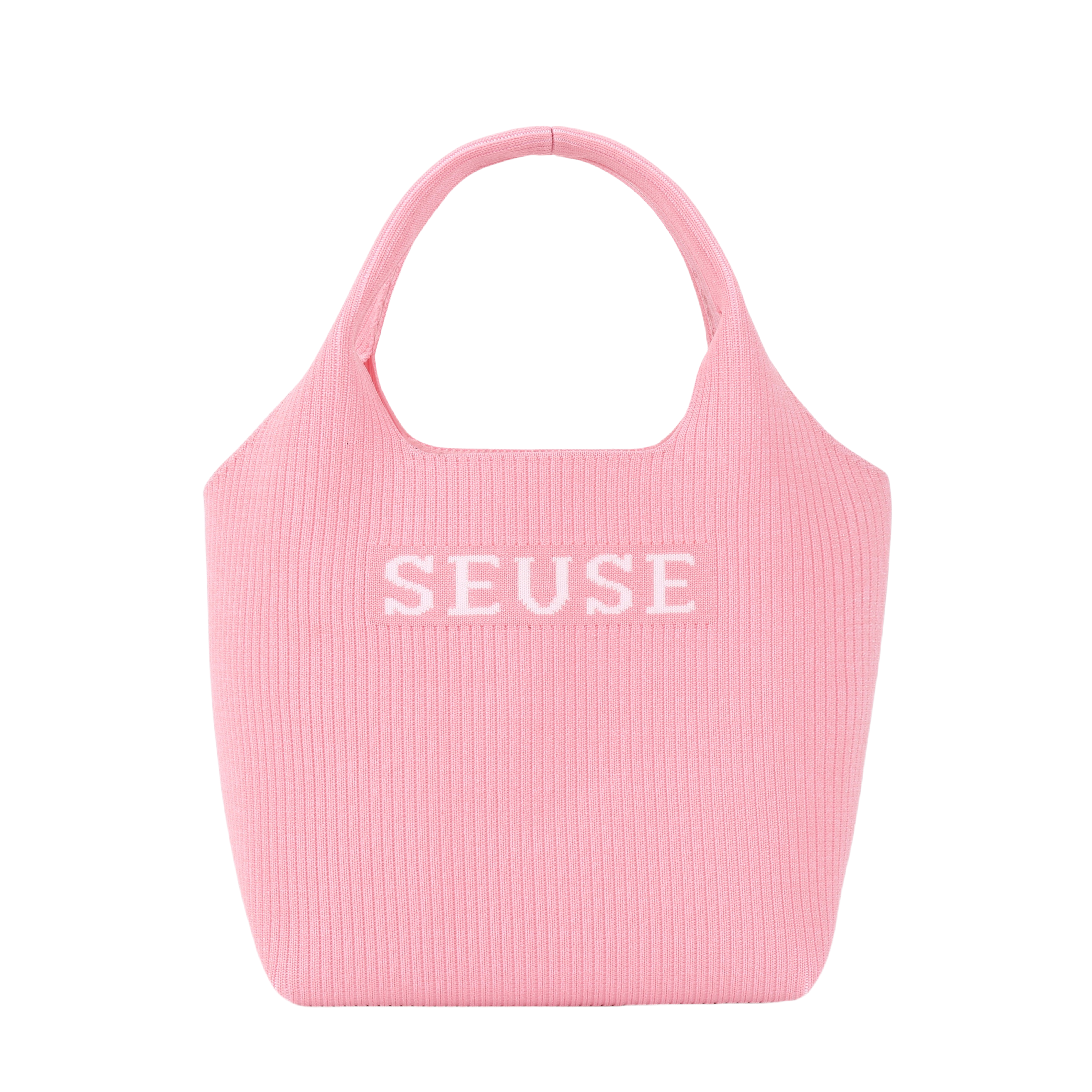 SEUSE Silver-Colored Vegetable Basket Bag Versatile, Durable, Simple Style with Elastic Closure Fabric