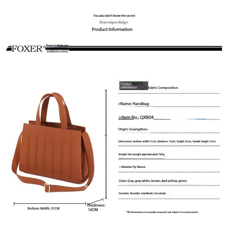 SEUSE Fashion Casual High-end Lady's Woven Clutch Shoulder Bag Versatile, Durable, Elegant