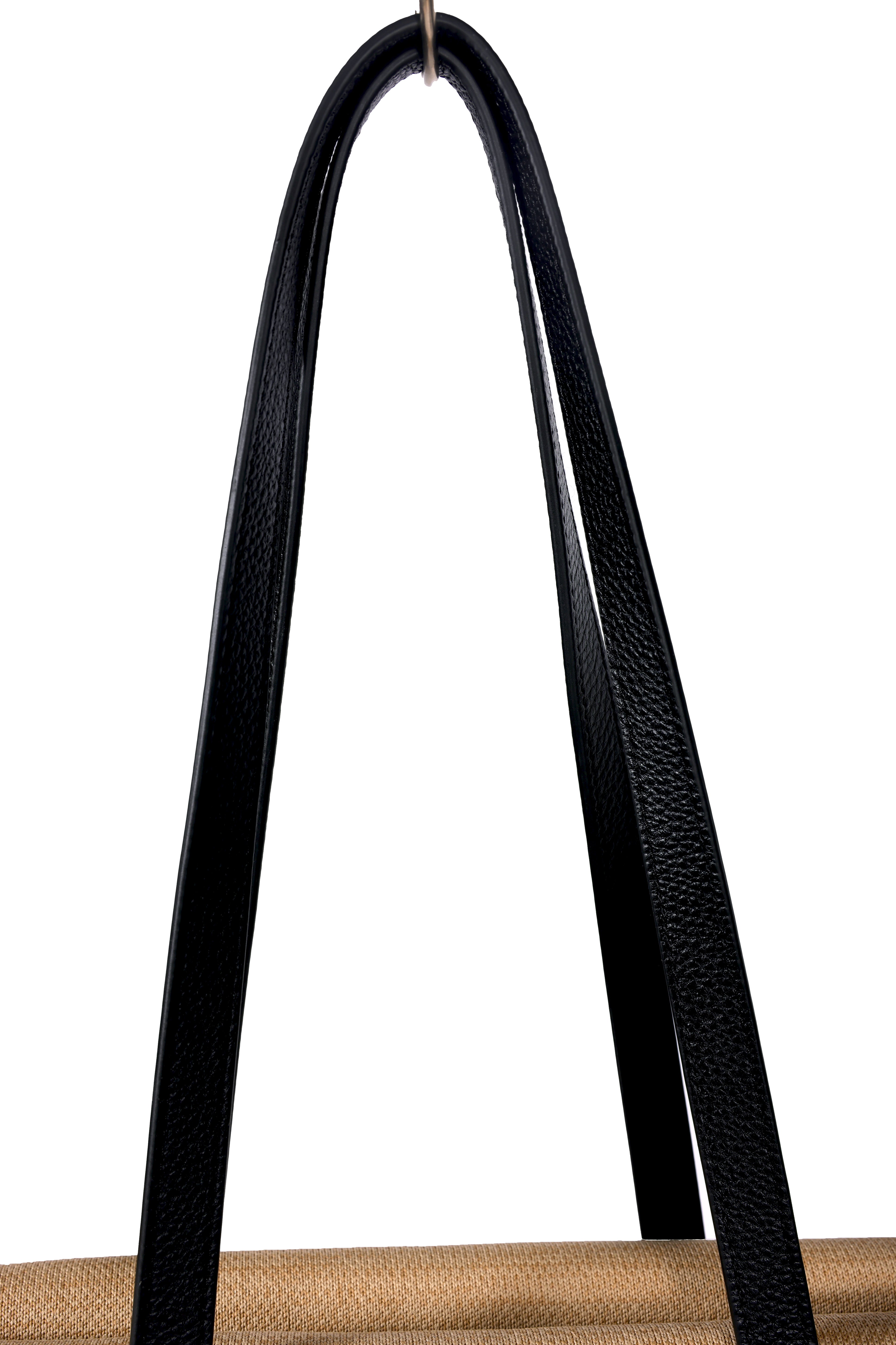 [SEUSE] Woven Leather Luxury Simple Foldable Large Capacity Lightweight Shoulder Classic Tote Bag