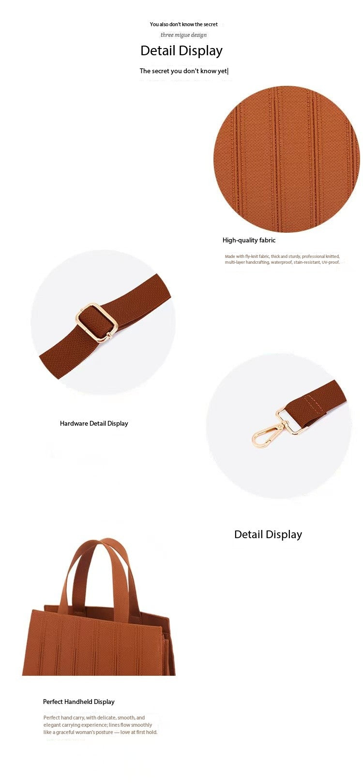 SEUSE Fashion Casual High-end Lady's Woven Clutch Shoulder Bag Versatile, Durable, Elegant