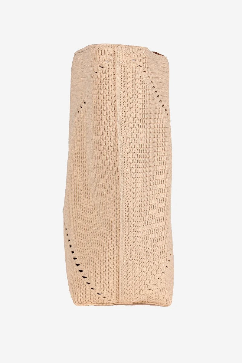 SEUSE Fold Tote Series | Woven Lightweight Foldable Minimalist Tote Handbag for Business and Casual Use